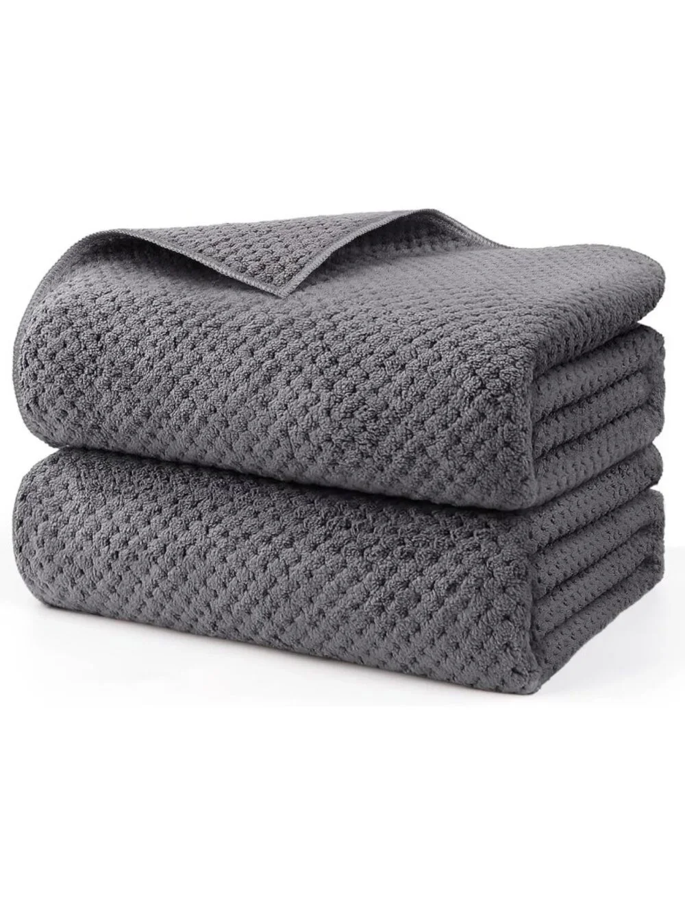 Extra Large Bath Sheets 2PK - Soft, Absorbent Microfiber Towels for Spa, Yoga